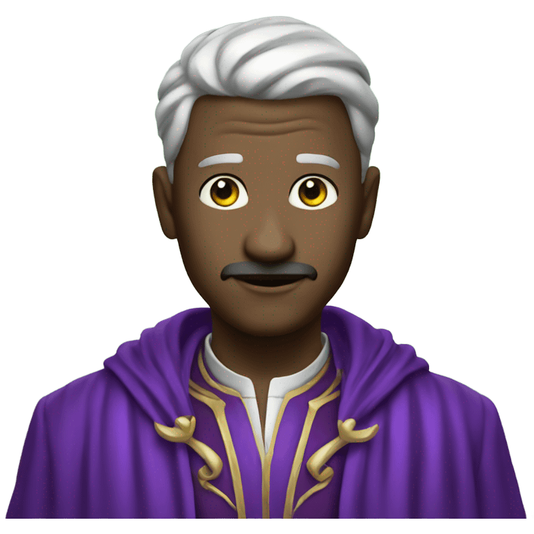 Magical man ( green and purple magic) emoji