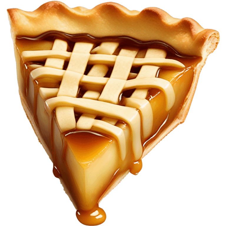 Eaten apple pie emoji