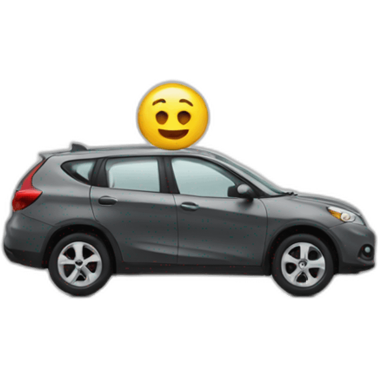 Chat dans voiture emoji