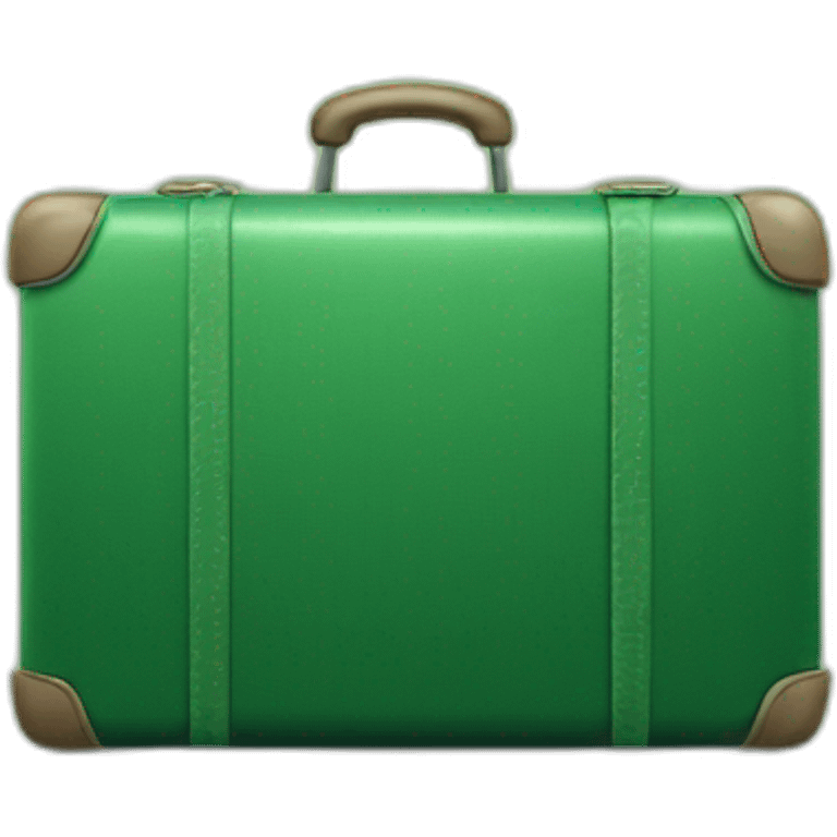 Green suitcase emoji