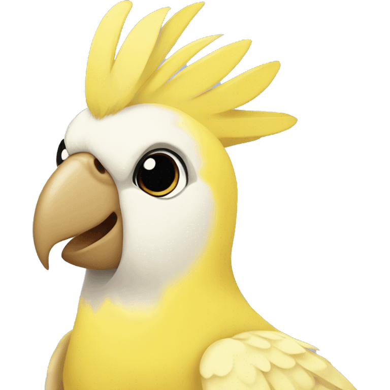 yellow	cockatiel emoji