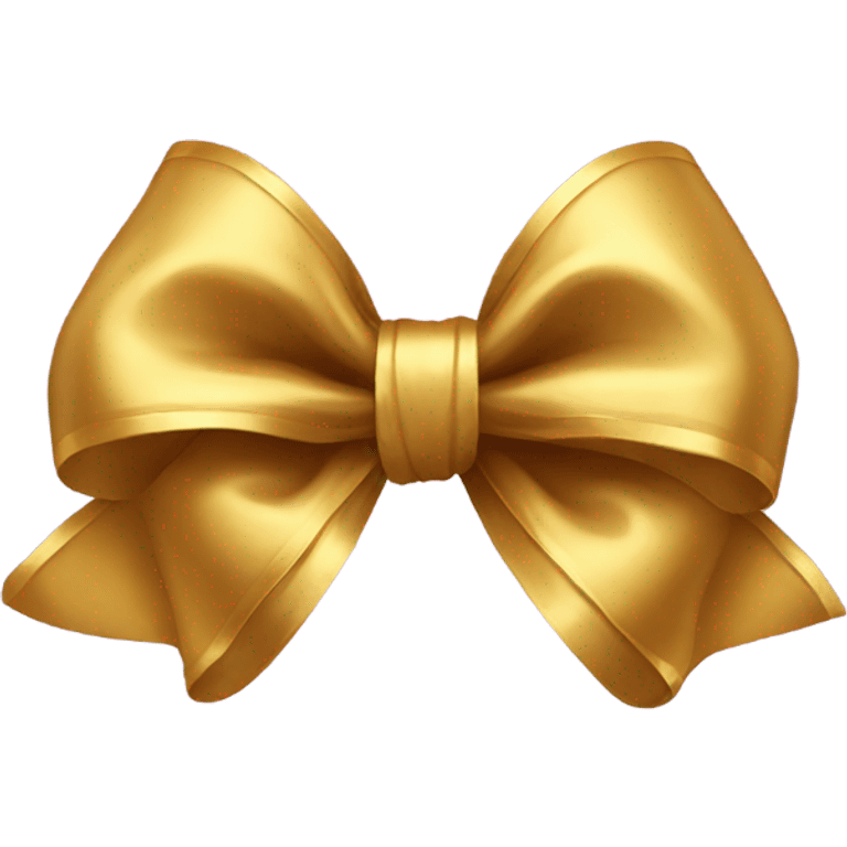 Gold bow emoji