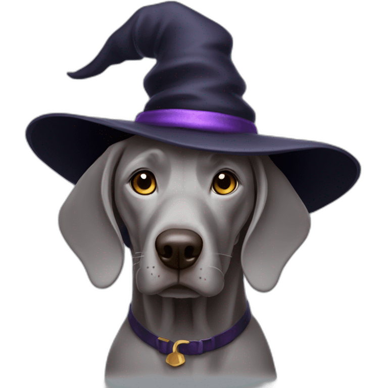 wiemaraner-witch-hat emoji