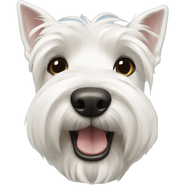 Scottish white terrier emoji