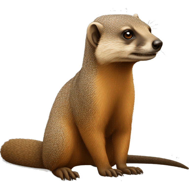 a Mongoose that have long hear emoji