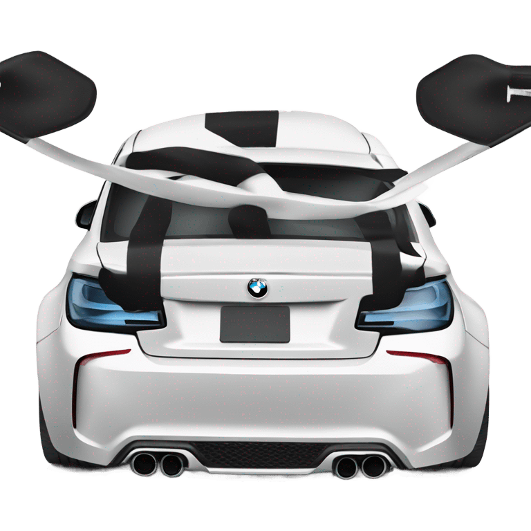 m2 bmw white big emoji