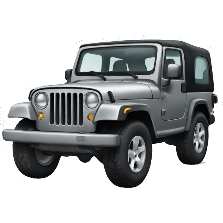 GRAY JEEP emoji