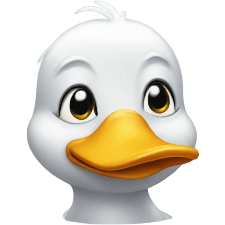 Duck with Watery Eyes emoji