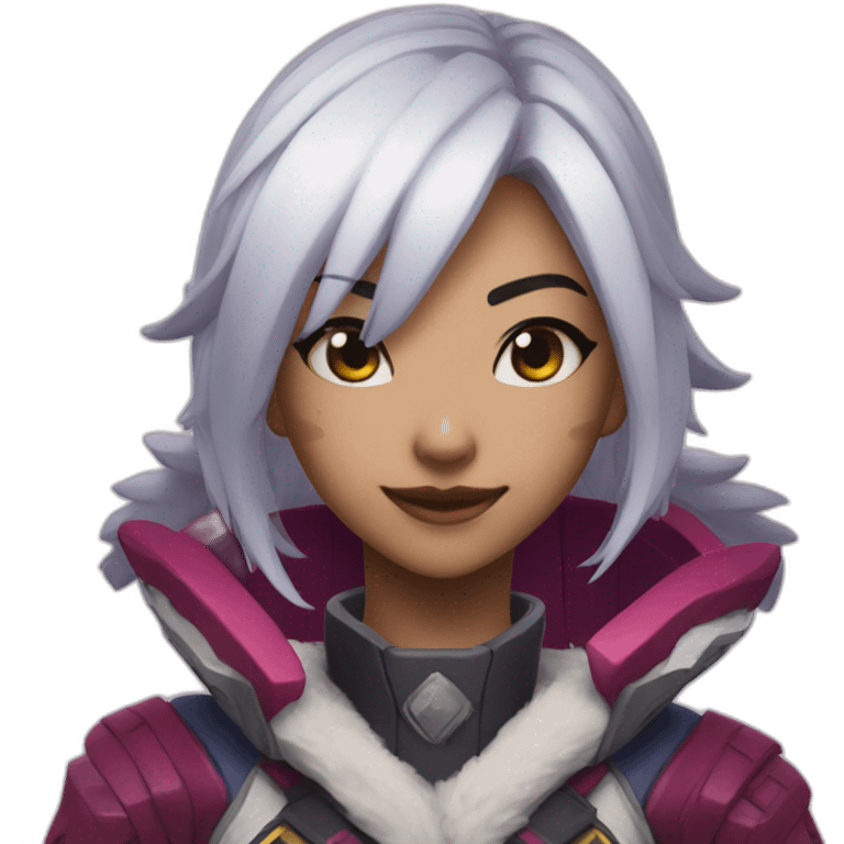 Kiriko from overwatch emoji