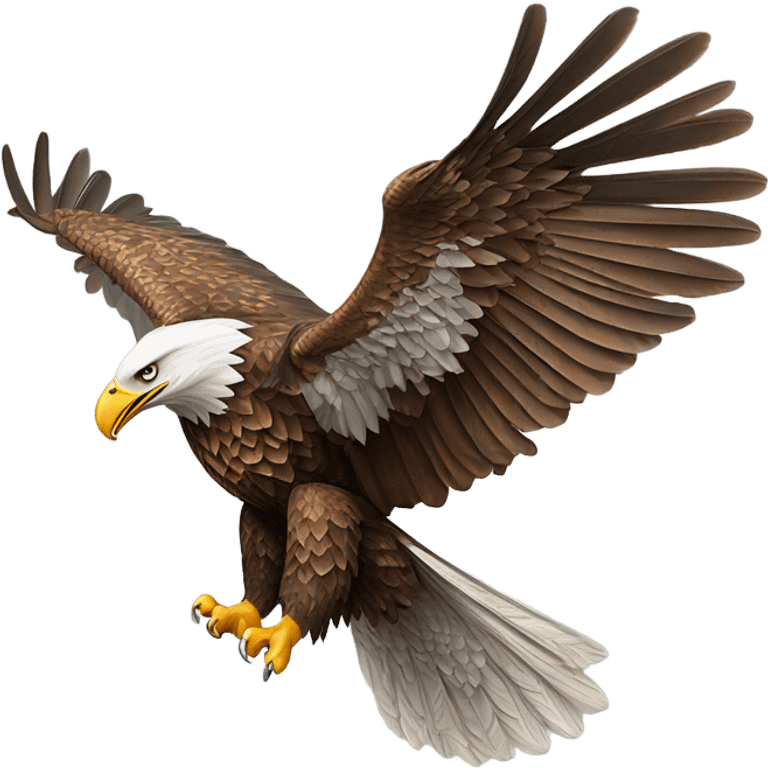 Soaring eagle emoji