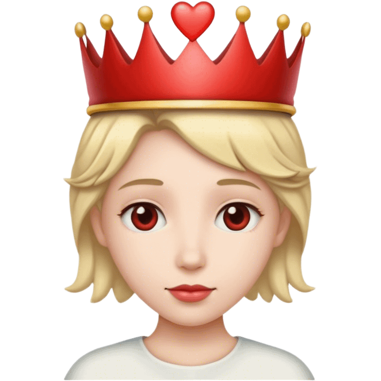 Heart crown emoji