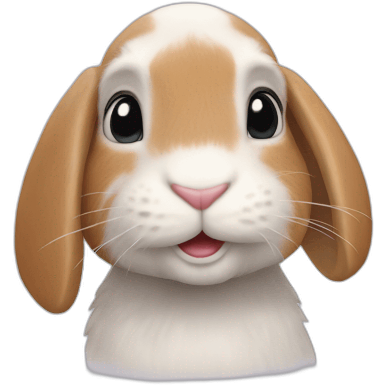 Realistic-bunny emoji