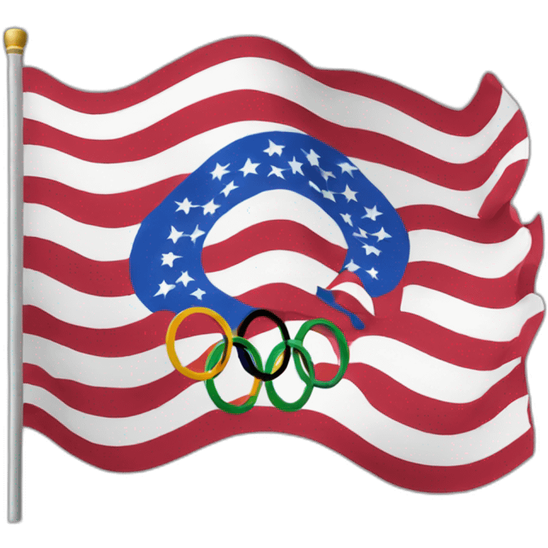 Olympic flag emoji