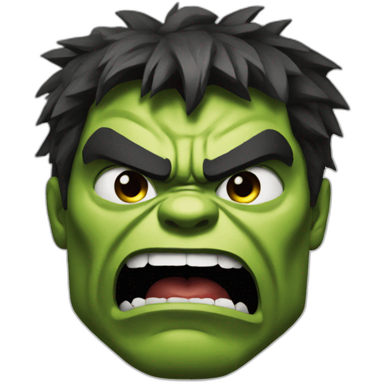 Hulk angry emoji