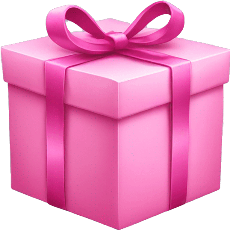 Pink gift emoji