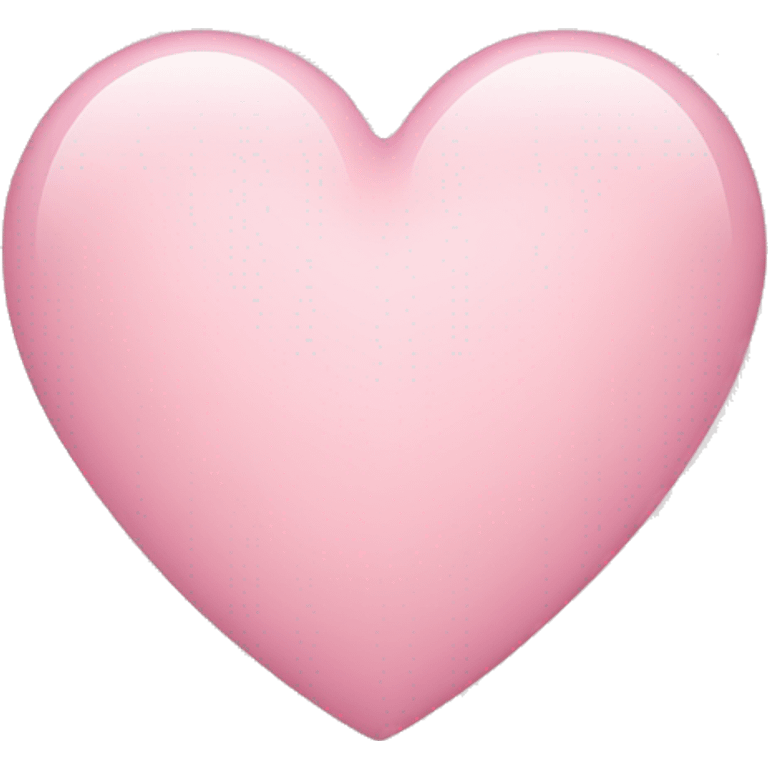 Light pink heart emoji