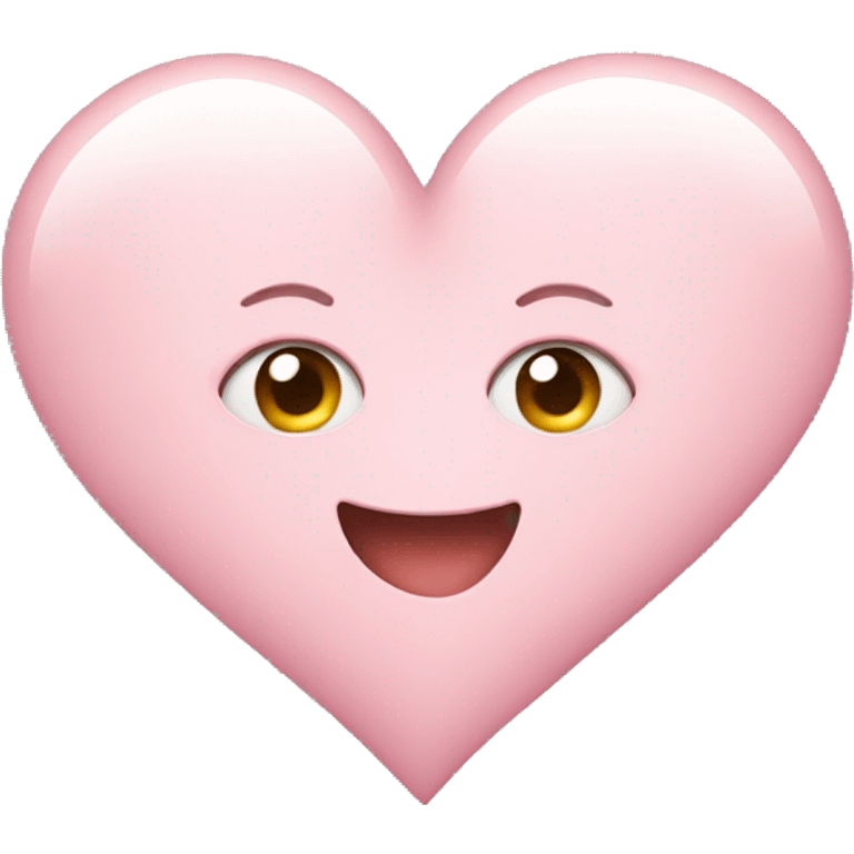 Light pink heart emoji