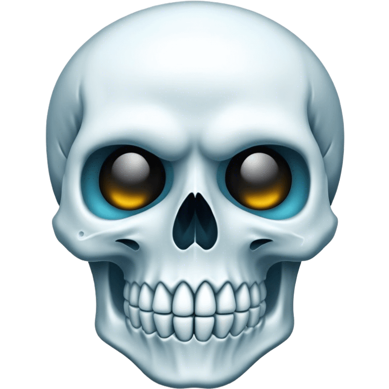 cold skull emoji