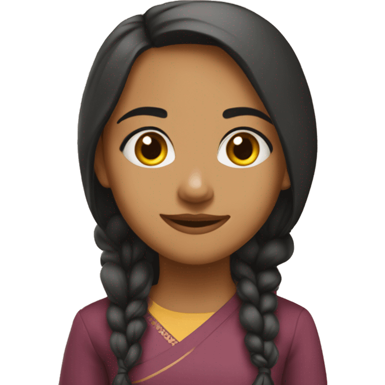 Girl indian mix malay emoji