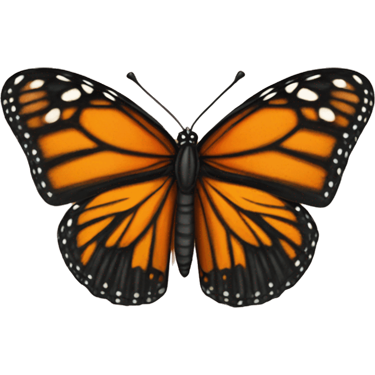 Monarch butterfly emoji