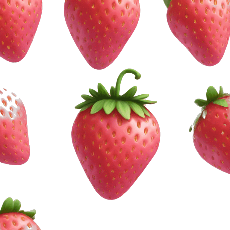 Baby Pink strawberry  emoji