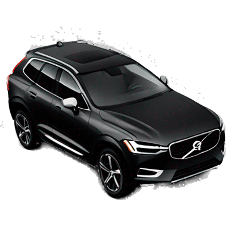 Black Volvo xc60 with black wheels emoji