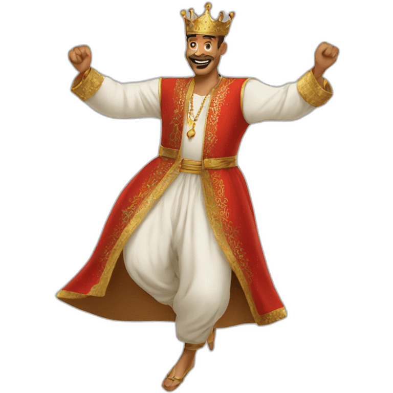 King of Morocco dancing emoji