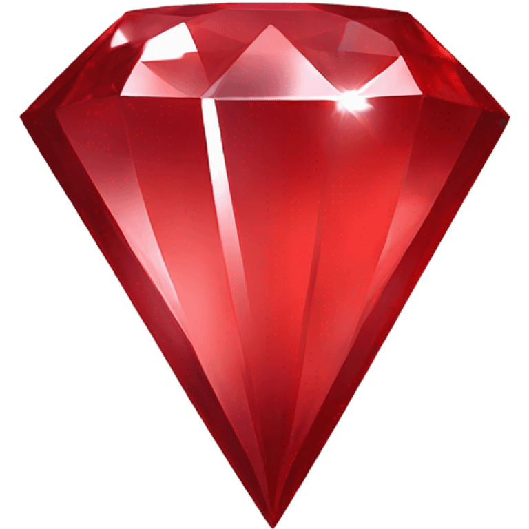 red diamond with red transparent wings  emoji