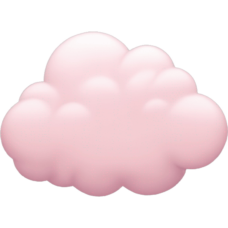 pastel pink cloud emoji