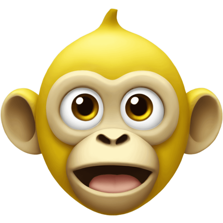 animal name: banana monkey emoji