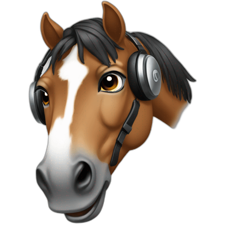 dj-horse emoji