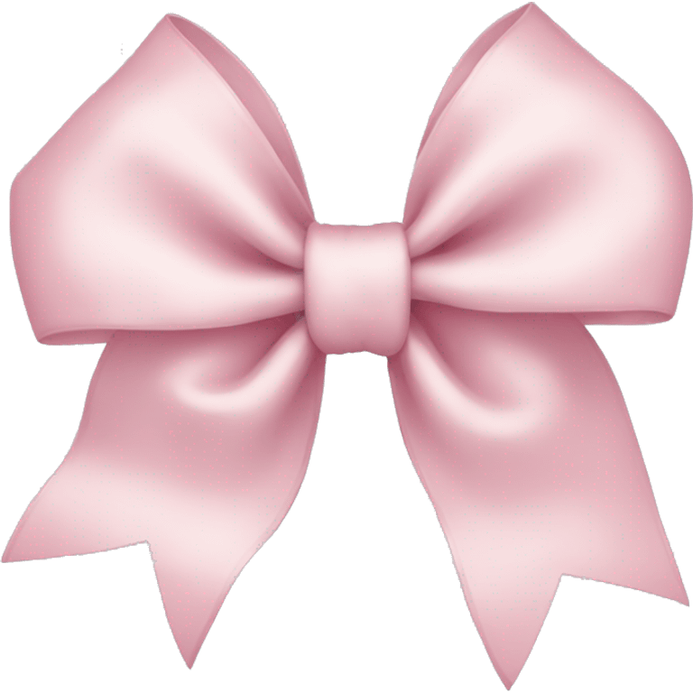 Light pink bow emoji