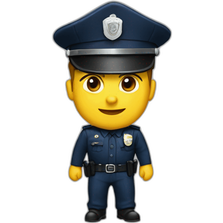 La roca policia emoji