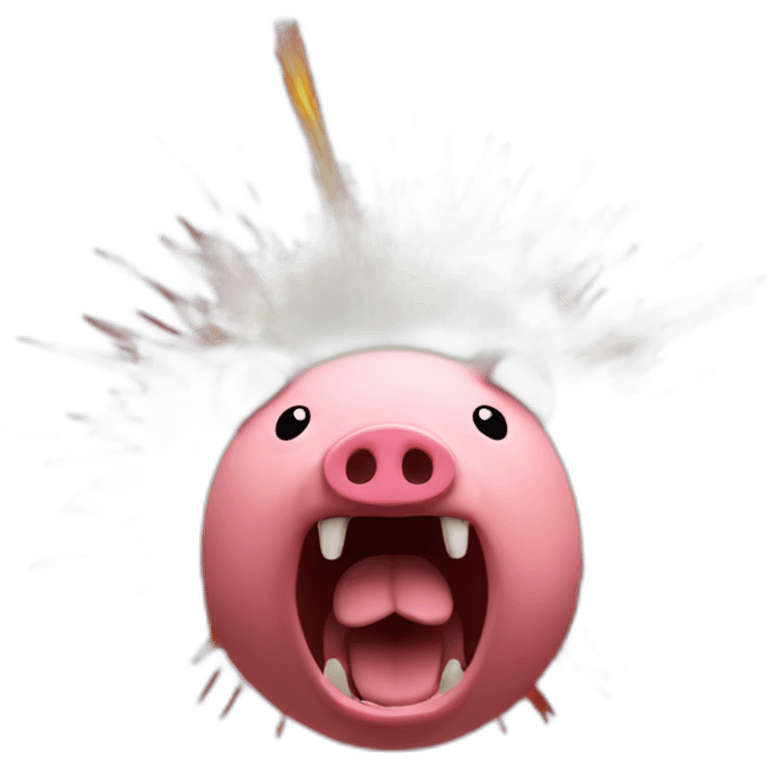 hog head explosion emoji