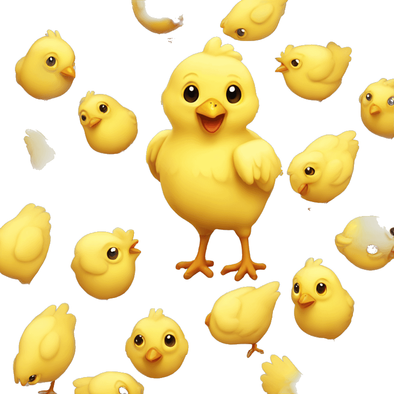 yellow cute chicken emoji