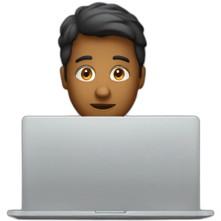 -behind-laptop emoji