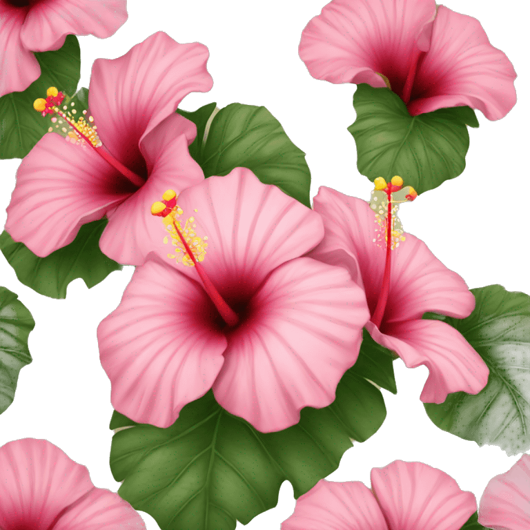 hibiscus flowers emoji