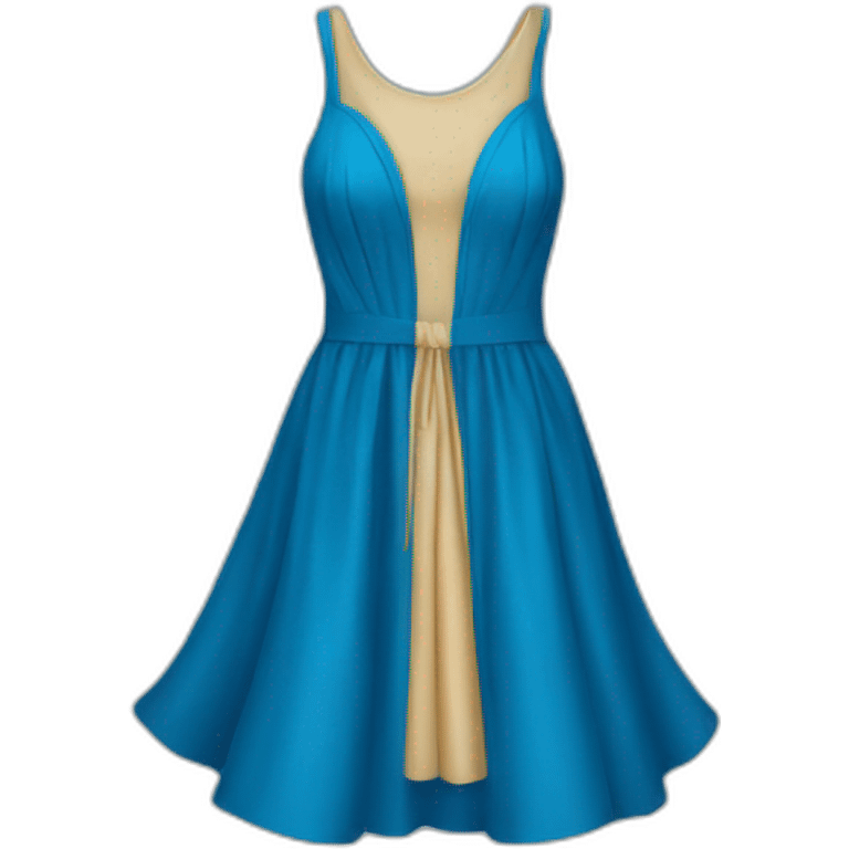 BLUE DRESS S emoji