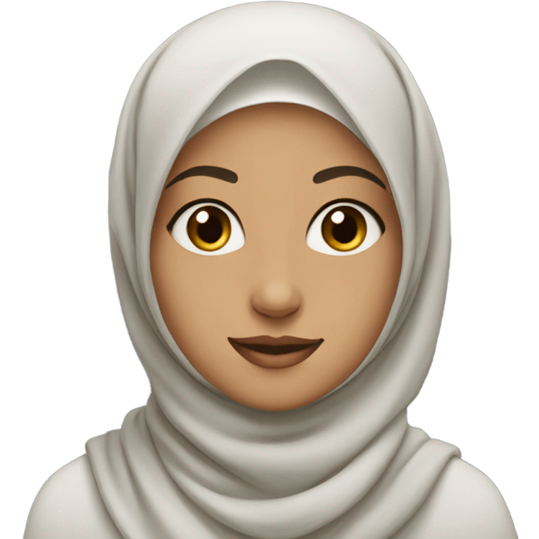 hijabi, really really beatiful girl emoji