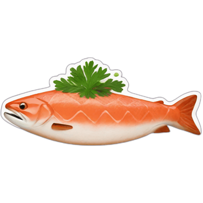 Herbed Cream Cheese Salmon emoji