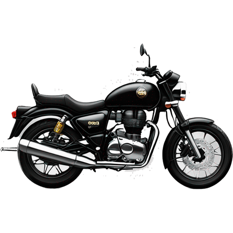 royal enfield meteor 350 stellar black emoji