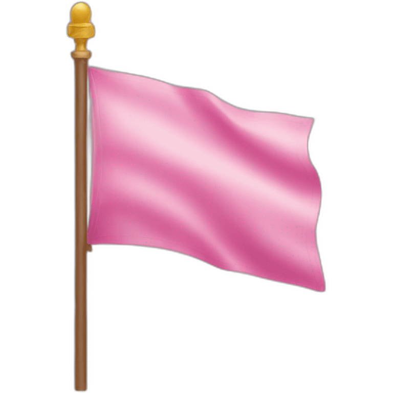 Pink flag emoji