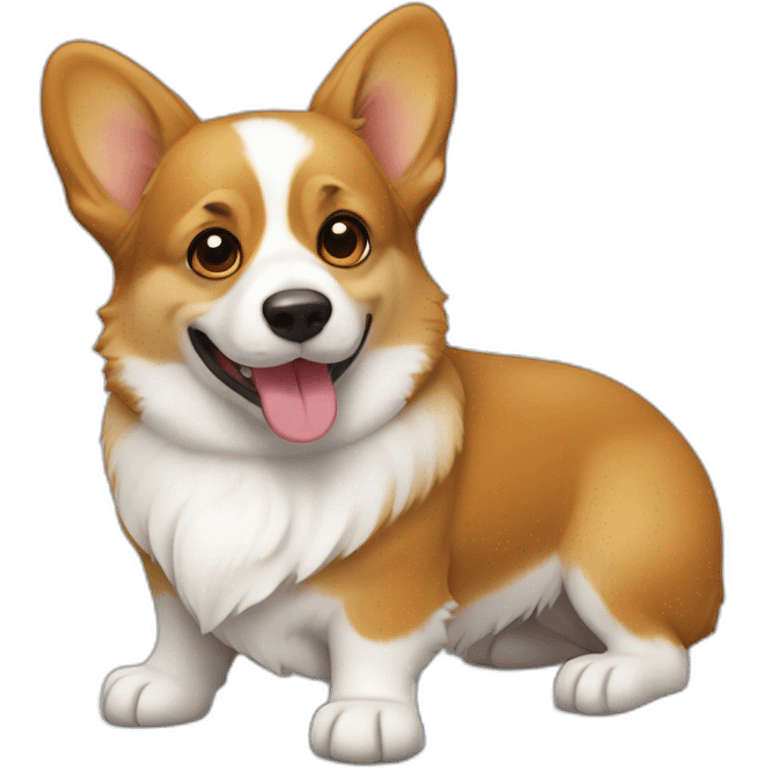 corgi pembrok tticolour emoji