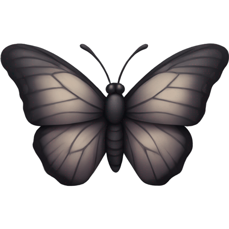 dark butterfly  emoji