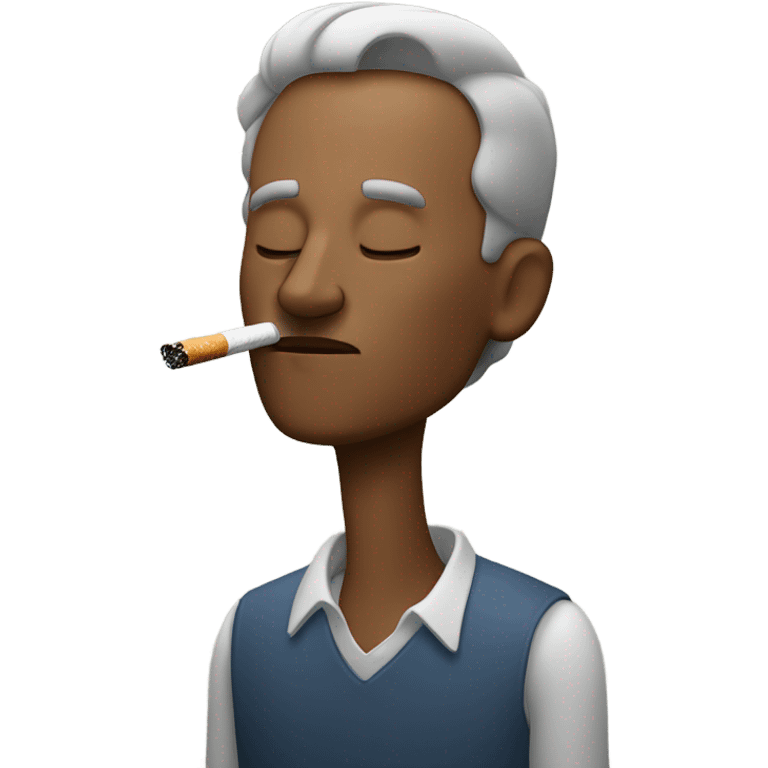 Guy smoking  emoji