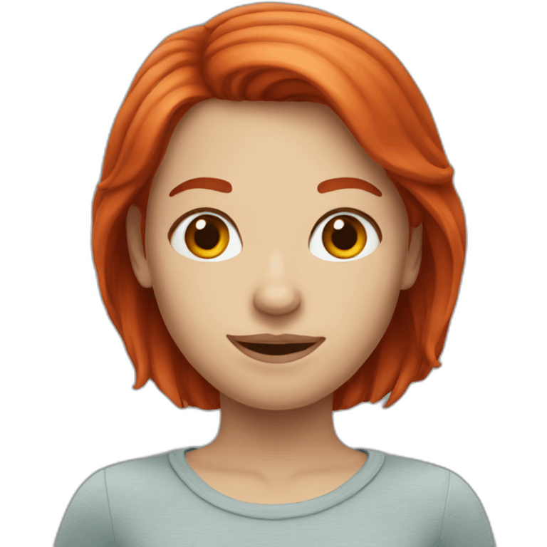 Alexa red head emoji