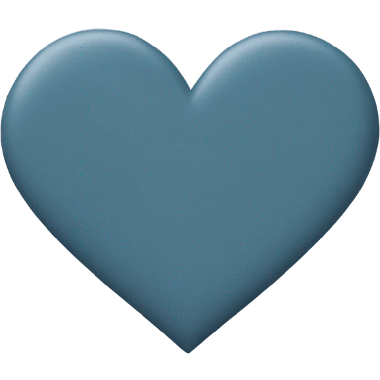 Slate blue heart  emoji