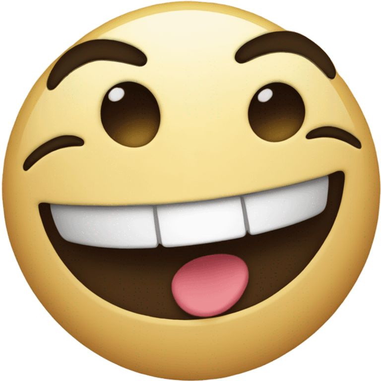 Emoji Face with a stars emoji instead of eyes emoji