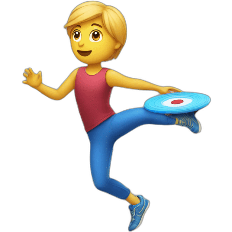 frisbee player emoji