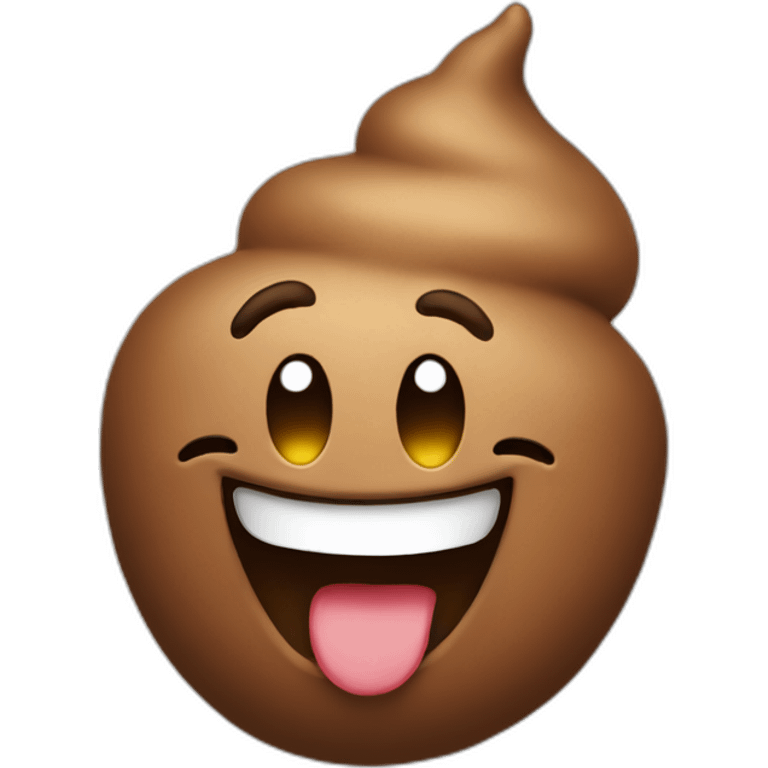 happy poop emoji